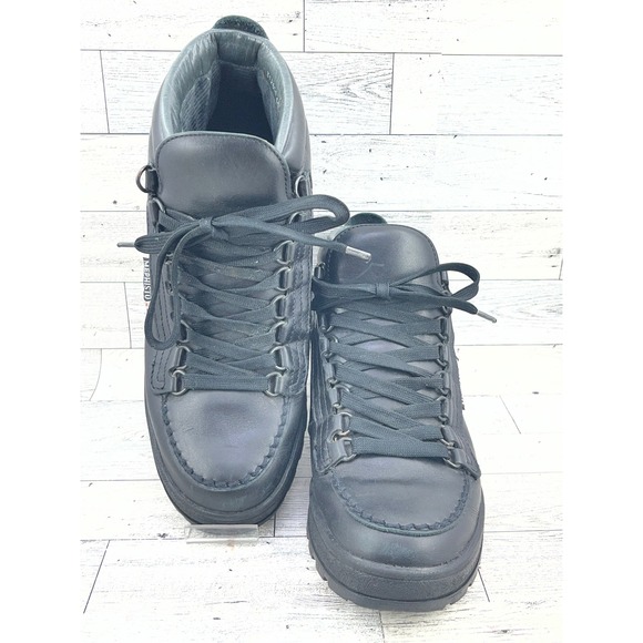 Mephisto Shoes - Mephisto Gore-Tex Black Leather Ankle Boots Women Size 9 Air-Bag System France